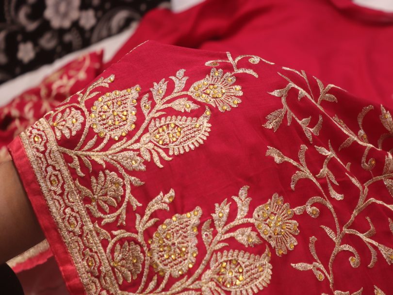 “The Maroon” Premium Designer Saree