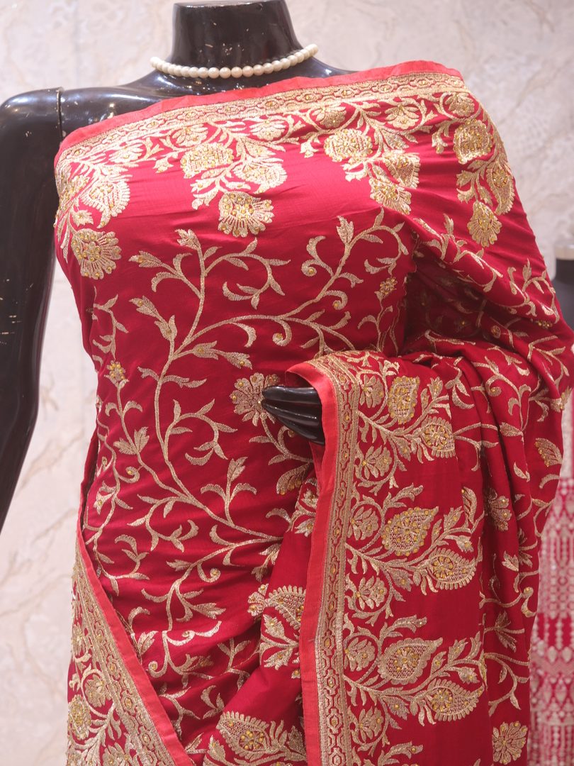“The Maroon” Premium Designer Saree