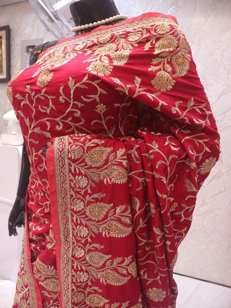 “The Maroon” Premium Designer Saree