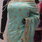 “The Uranian Blue” Premium Antique Hand-Crafted Banarasi Silk Saree