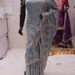 “The Turkish Blue” Premium Designer Saree