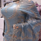 “The Turkish Blue” Premium Designer Saree
