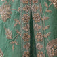 The Designer Double Shade Front Open Style Ready to Wear Dress