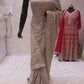 “The Misty Gray” Premium Designer Saree