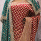 "The Royal Raspberry" Georgette Bridal Saree with Veil