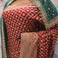 "The Royal Raspberry" Georgette Bridal Saree with Veil