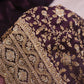 “The Royal Wine” Premium Designer Saree with Veil