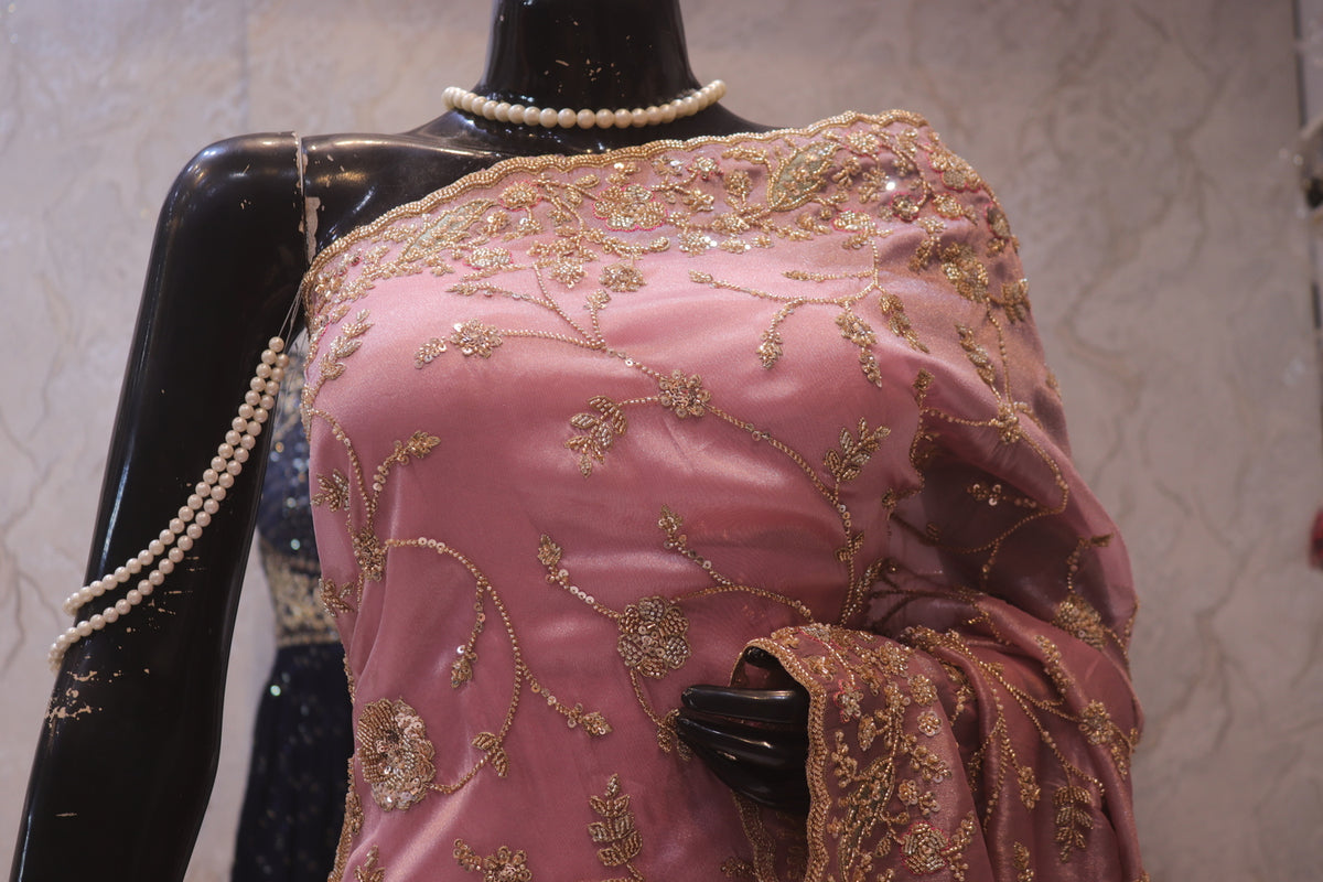 "The Rose Gold" Premium Designer Saree