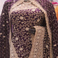 “The Royal Wine” Premium Designer Saree with Veil