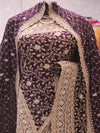 “The Royal Wine” Premium Designer Saree with Veil