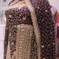 “The Royal Wine” Premium Designer Saree with Veil