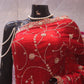 “The Crimson Red” Premium Designer Saree