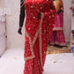 “The Crimson Red” Premium Designer Saree