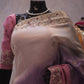 “The Exquisite Lavender, Pink & Cream” Premium Designer Saree