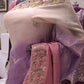 “The Exquisite Lavender, Pink & Cream” Premium Designer Saree