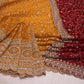 "The Mustard Yellow" Premium Designer Saree with Veil