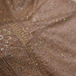 "The Royal Champagne" Premium Designer Wedding Wear Saree With Veil