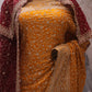 "The Mustard Yellow" Premium Designer Saree with Veil