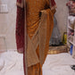 "The Mustard Yellow" Premium Designer Saree with Veil