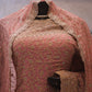 "The Royal Dusty Rose" Premium Designer Saree with Veil