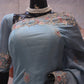 “The Exquisite Turkish Blue” Premium Designer Saree
