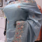 “The Exquisite Turkish Blue” Premium Designer Saree
