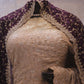 "The Royal Champagne" Premium Designer Wedding Wear Saree With Veil
