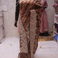 “The Bridal Maroon” Premium Banarasi Chiffon Saree