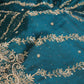 “The Royal Peacock Green” Premium Handcrafted Designer Saree