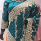 “The Royal Peacock Green” Premium Handcrafted Designer Saree