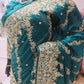 “The Royal Peacock Green” Premium Handcrafted Designer Saree