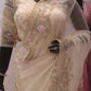 “The Exquisite Warm Cream” Premium Designer Saree