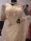 “The Exquisite Warm Cream” Premium Designer Saree