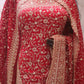 "The Brilliant Raspberry" Premium Designer Saree with Veil