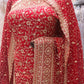 "The Brilliant Raspberry" Premium Designer Saree with Veil