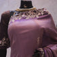 “The Exquisite Lavender & Plum Ombre” Premium Designer Saree