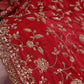 “The Royal Red” Premium Designer Saree with Veil