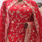 “The Royal Red” Premium Designer Saree with Veil
