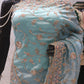“The Turkish Blue” Premium Designer Saree