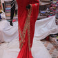 “The Scarlet Red” Premium Designer Saree