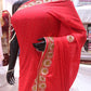 “The Scarlet Red” Premium Designer Saree