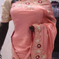 “The Exquisite Royal Salmon Pink” Premium Designer Saree
