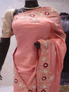 “The Exquisite Royal Salmon Pink” Premium Designer Saree