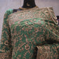 “The Royal Olive Green” Premium Handcrafted Designer Saree