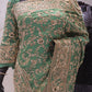 “The Royal Olive Green” Premium Handcrafted Designer Saree