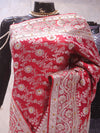 “The Regal Red” Premium Banarasi Silk Saree