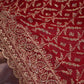 “The Royal Bridal Red” Premium Designer Saree with Veil