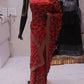 “The Stunning Red” Premium Designer Saree