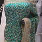 "The Royal Peacock Green" Premium Designer Saree
