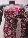 “The Wine Crystals” Premium Designer Saree